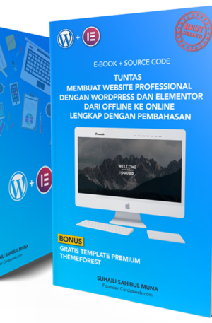 Mengupas Tuntas Membuat Website Professional Dengan Wordpress Dan Elementor Dari Offline Ke Online Lengkap Dengan Pembahasan